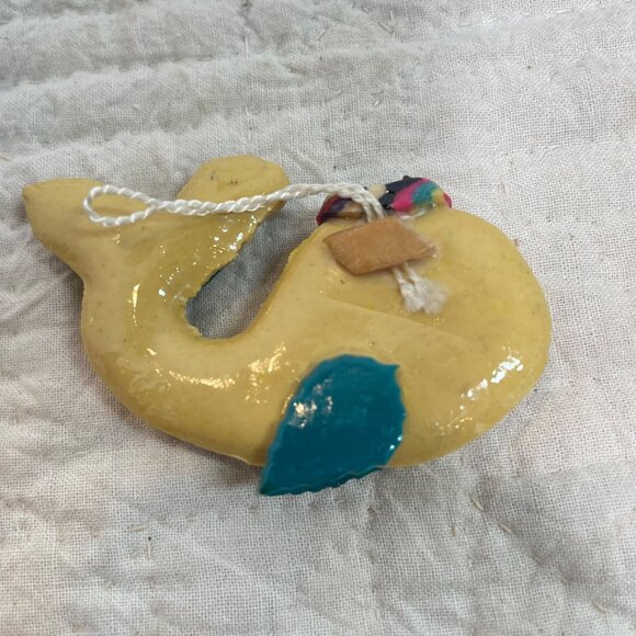 Handcrafted Mexican Folk Art Ornaments Set Of 3 - Donkey Fish & Star Design With - Picture 8 of 11